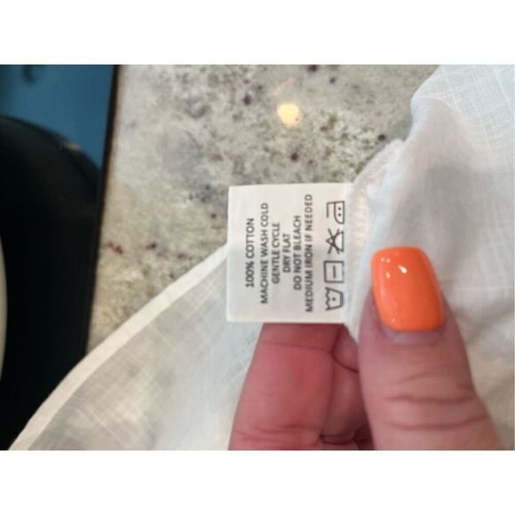 Mud Pie Foster White Off the Shoulder Too sz S NWT - Picture 8 of 9